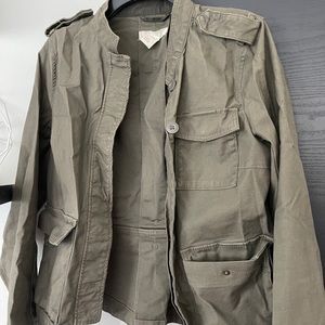 Army Green Cargo Jacket